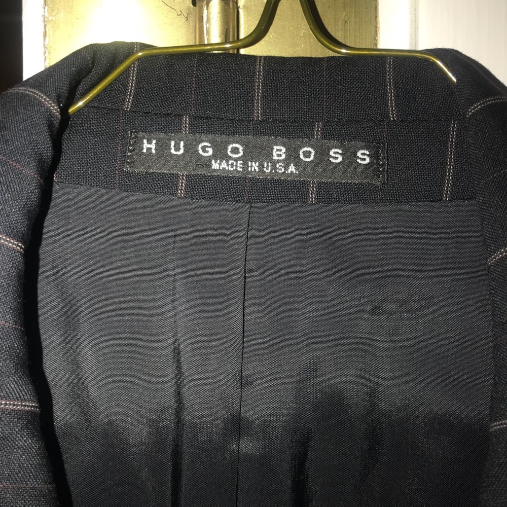 Hugo Boss pinstripped suit PRICE NEGOTIABLE